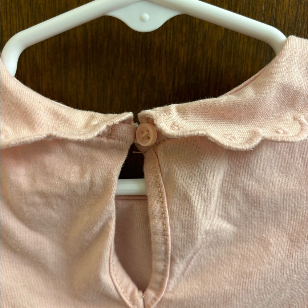 OshKosh B'gosh Light Pink Scalloped Collar Tee - Picture 5 of 5
